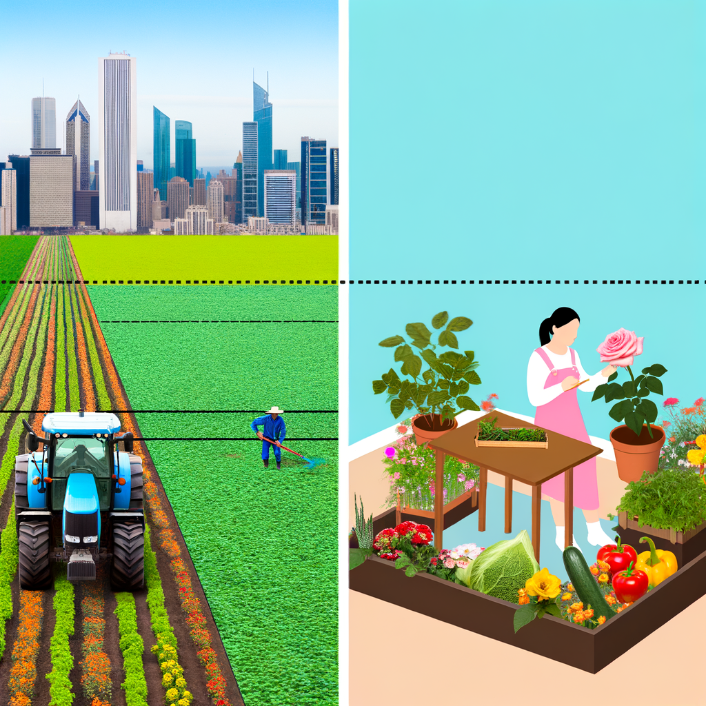 Farming vs Gardening