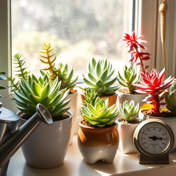 “How often to water succulents indoors