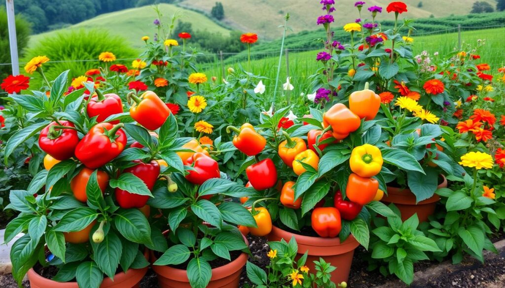companion planting for peppers