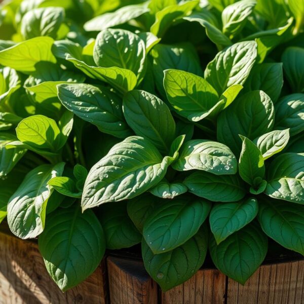 growing spinach in containers